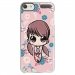 CRYSTOUCH6PETITEFILLE - Coque rigide transparente pour Apple iPod Touch 6G avec impression Motifs petite fille manga
