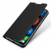 DUX-REALME7NOIR - Etui Realme-7 noir fin avec rabat latéral aimant invisible et coque souple