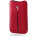 FECFSLMR - FECFSLMR Etui cuir rouge Ferrari California pour iPhone 4 et 4S