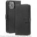 FGAMMA-IP16E - Etui portefeuille iPhone 16e / 17e noir lisse rabat latéral  patte magnétique logements cartes