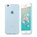 FITTYIP6BLEUCLAIR - Coque souple Housse ultra fine Fitty coloris bleu clair translucide pour iPhone 6