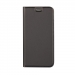 FOLIOMAG-IPXNOIR - Etui iPhone-X noir fin avec rabat latéral aimant invisible et coque souple