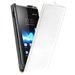 GTSLIMBLANCXPJ - Etui Slim à rabat blanc Xperia J avec Film protecteur écran