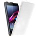 GTSLIMBLANCXPZ - Etui Slim à rabat blanc Xperia Z avec Film protecteur écran