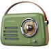 LEDWOOD-ALAMVERT - Enceinte Bluetooth avec radio sur batterie LEDWOOD ALMA coloris vert