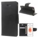 MERCURYBRAVO-IP5SNOIR - Etui iPhone SE et 5s Mercury Bravo logements carte fonction stand coloris noir