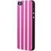 MOXCOVALUCIS-IP5-FUS - Coque aluminium ciselé fushia pour Apple iPhone 5