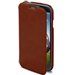 HTUXEDOS4-MARRON - Etui rabat latéral Tuxedo marron pour Samsung Galaxy S4 i9500