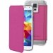 MUCRF0031-S5MINIROSE - Etui slim folio Crystal Made in Paris rose Samsung Galaxy S5 Mini MUCRF0031