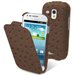 MUSNF0001-S3MINI - Etui Slim à rabat aspect autruche Galaxy S3 Mini MUSNF0002