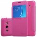 NILKSPARKJ510ROSE - Etui rabat latéral rose aspect satiné pour Samsung J5-2016