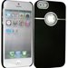 NZCHROME-IP5-NO - Coque Chrome coloris noir pour iPhone 5