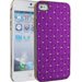 NZDIAM-IP5-VIOLET - Coque violet aspect diamants iPhone 5