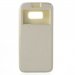 ROARVIEW-S8-GOLD - Etui Galaxy S8 rabat latéral gold avec fenêtre de visualisation