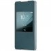 SCR30VERT - Etui folio vert origine Sony rabat latéral avec fenêtre pour Xperia Z3+ SCR30