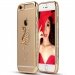 SHENGOCYGNEIP6GOLD - Coque souple Shengo série Xinya Cygne pour iPhone 6s coloris or