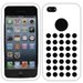 SILTROUIP5CBLANC - Housse Coque Silicone Blanc à trous pour iPhone 5C