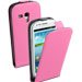 SLIMS3MINIROSE - Housse Etui à rabat rose Samsung Galaxy S3 Mini - i8190