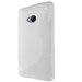 SLINEBLANCHTCONE - Coque S-Line blanche pour HTC One M7