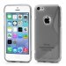 SLINEIP5C-FUME - Housse Coque S-Line fumé Apple iPhone 5C