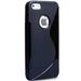 SLINENOIR-IP5 - Housse Coque S-Line noire Apple iPhone 5