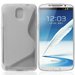 SLINENOTE3TRANS - Coque Housse S-Line Samsung galaxy Note 3 coloris Transparent