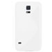 SLINEBLANCS5 - Coque Housse S-Line blanche Samsung Galaxy S5