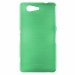 SOFTYMETALZ3COMPVERT - Housse gel effet métallisé pour Sony Xperia Z3-Compact coloris Vert aspect métal