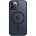 TACT-HYPERIP12BLEU - Coque bleue foncé pour iPhone 12/12 Pro avec système MagSafe Hyperstealth de Tactical