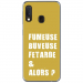TPU0A20EFUMEUSEOR - Coque souple pour Samsung Galaxy A20e avec impression Motifs fumeuse et alors or