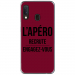 TPU0A40APEROBORDEAU - Coque souple pour Samsung Galaxy A40 avec impression Motifs l'apéro recrute bordeau