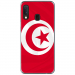 TPU0A40DRAPTUNISIE - Coque souple pour Samsung Galaxy A40 avec impression Motifs drapeau de la Tunisie