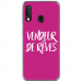 TPU0A40VENDREVEFUSHIA - Coque souple pour Samsung Galaxy A40 avec impression Motifs vendeur de rêves fushia