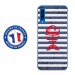 TPU0A50POISSON - Coque souple pour Samsung Galaxy A50 avec impression Motifs squelette poisson