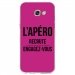 TPU0A52017APEROFUSHIA - Coque souple pour Samsung Galaxy A5-2017 SM-A520F avec impression Motifs l'apéro recrute fushia