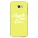 TPU0A52017DIEUJAUNE - Coque souple pour Samsung Galaxy A5-2017 SM-A520F avec impression Motifs Appelle moi Dieu jaune
