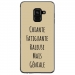 TPU0A8PLUS18GENIALETAUPE - Coque souple pour Samsung Galaxy A8-Plus 2018 avec impression Motifs Chiante mais Géniale taupe
