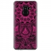 TPU0A8PLUS18MANDALAFUSHIA - Coque souple pour Samsung Galaxy A8-Plus 2018 avec impression Motifs Mandala fushia