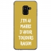 TPU0A8PLUS18RAISONOR - Coque souple pour Samsung Galaxy A8-Plus 2018 avec impression Motifs marre d'avoir raison or