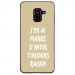 TPU0A8PLUS18RAISONTAUPE - Coque souple pour Samsung Galaxy A8-Plus 2018 avec impression Motifs marre d'avoir raison taupe
