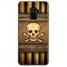 TPU0A8PLUS18SKULLPIRATE - Coque souple pour Samsung Galaxy A8-Plus 2018 avec impression Motifs pirate et tête de mort