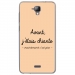 TPU0ALTICES40CHIANTEBEIGE - Coque souple pour Altice S40 avec impression Motifs Avant, j'étais chiante beige