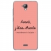 TPU0ALTICES40CHIANTEROSE - Coque souple pour Altice S40 avec impression Motifs Avant, j'étais chiante rose