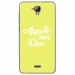 TPU0ALTICES40DIEUJAUNE - Coque souple pour Altice S40 avec impression Motifs Appelle moi Dieu jaune