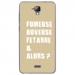 TPU0ALTICES40FUMEUSETAUPE - Coque souple pour Altice S40 avec impression Motifs fumeuse et alors taupe
