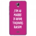 TPU0ALTICES40RAISONFUSHIA - Coque souple pour Altice S40 avec impression Motifs marre d'avoir raison fushia