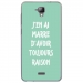 TPU0ALTICES40RAISONTURQUOISE - Coque souple pour Altice S40 avec impression Motifs marre d'avoir raison turquoise