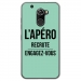 TPU0ALTICES70APEROTURQUOISE - Coque souple pour Altice S70 avec impression Motifs l'apéro recrute turquoise