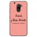 TPU0ALTICES70CHIANTEROSE - Coque souple pour Altice S70 avec impression Motifs Avant, j'étais chiante rose
