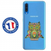 TPU0GALA70CHOUETTE - Coque souple pour Samsung Galaxy A70 avec impression Motifs chouette psychédélique